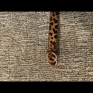 Cheetah Print Belt